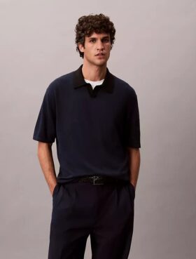 Polo en mélange de lin