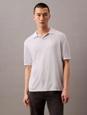 Polo en mélange de lin