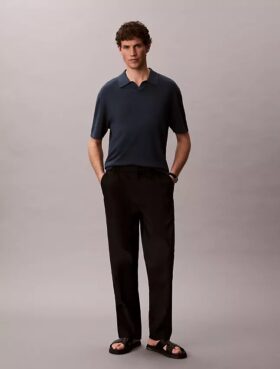 Polo en mélange de lin