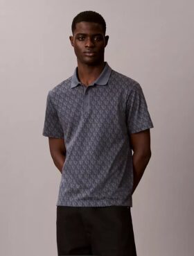 Polo à imprimé intégral Liquid Touch
