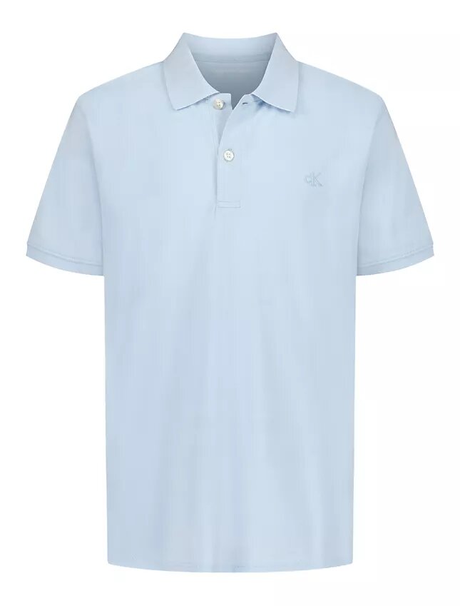Polo pour garçons à monogramme ton sur ton Polo pour garçons à monogramme ton sur ton