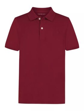Polo pour garçons à monogramme ton sur ton