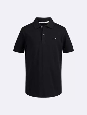 Polo unie en micro-piqué pour garçons