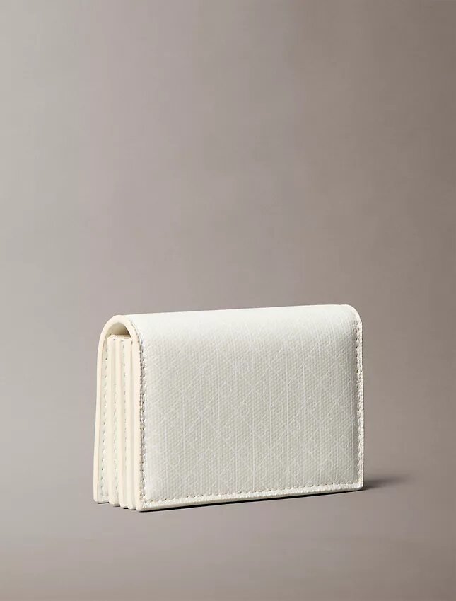 Porte-cartes accordéon avec logo emblématique sur toute la surface Porte-cartes accordéon avec logo emblématique sur toute la surface