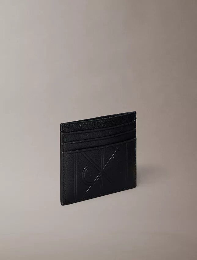 Porte-cartes avec logo en relief Porte-cartes avec logo en relief