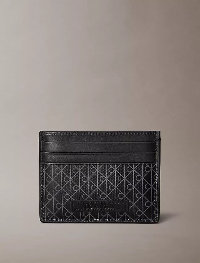 Porte-cartes avec logo répété Porte-cartes avec logo répété