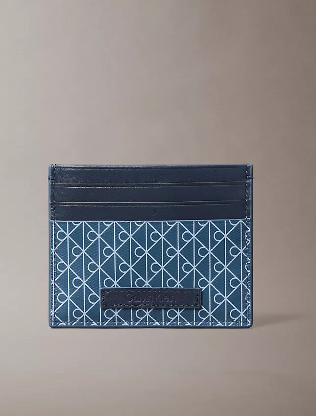 Porte-cartes avec logo répété Porte-cartes avec logo répété