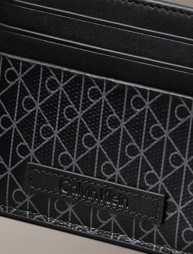 Porte-cartes avec logo répété Porte-cartes avec logo répété