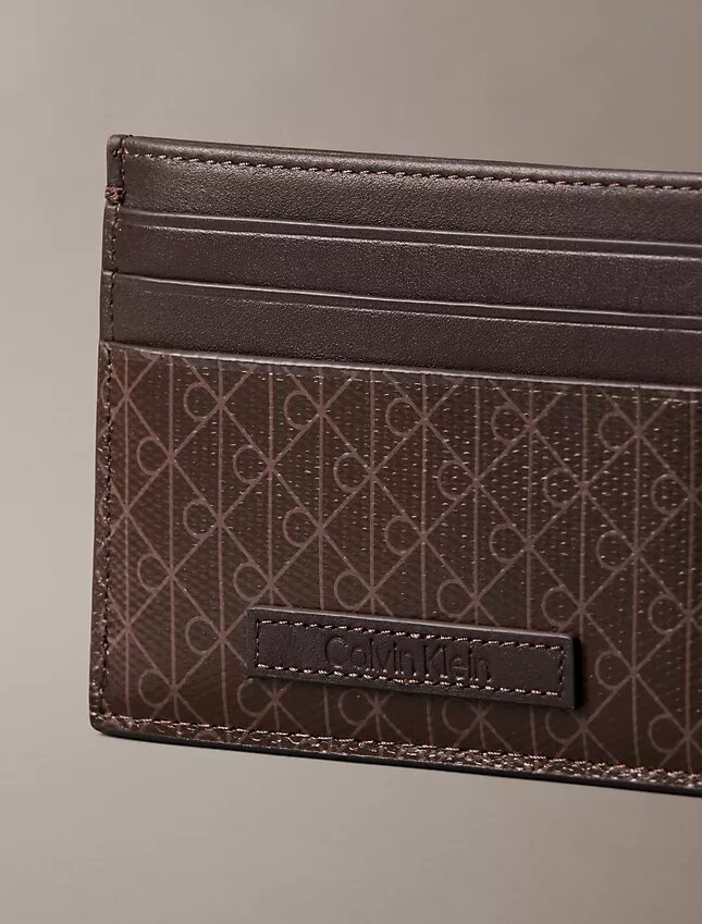 Porte-cartes avec logo répété Porte-cartes avec logo répété