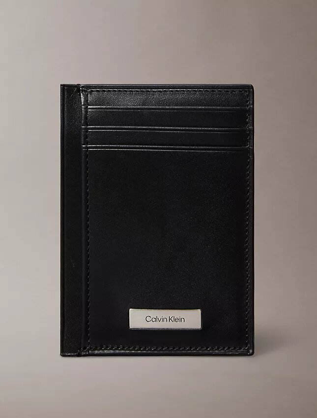 Porte-cartes avec plaque logo Porte-cartes avec plaque logo