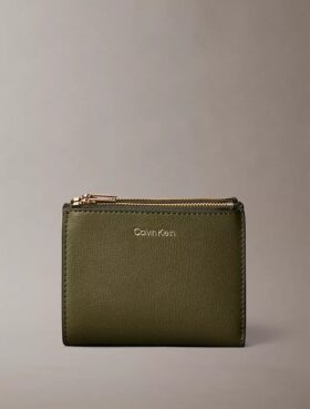 Porte-cartes à double fermeture éclair avec logo en feuille métallique