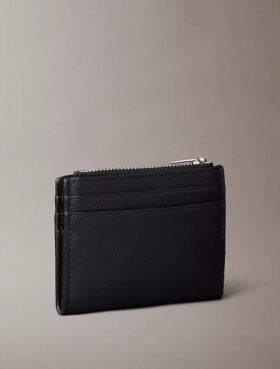 Porte-cartes en cuir grainé