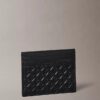 Porte-cartes entièrement gaufré avec un Monogram Porte-cartes entièrement gaufré avec un Monogram