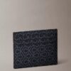 Porte-cartes à monogramme grainé Porte-cartes à monogramme grainé