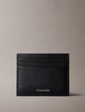 Porte-cartes raffiné en cuir Saffiano
