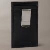 Porte-cartes Saffiano raffiné + pince à billets Porte-cartes Saffiano raffiné + pince à billets