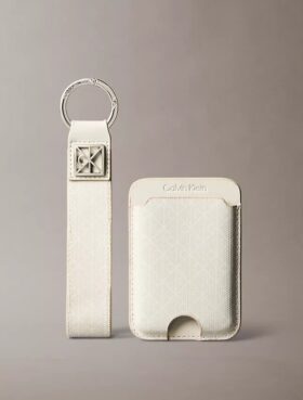 Porte-clés et porte-cartes à monogramme intégral