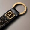 Porte-clés et porte-cartes à monogramme intégral Porte-clés et porte-cartes à monogramme intégral