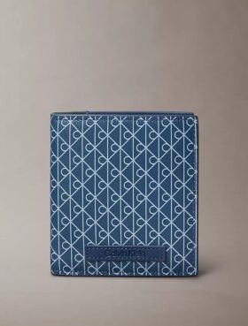 Portefeuille à deux volets avec emblème