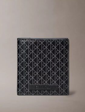 Portefeuille à deux volets avec emblème