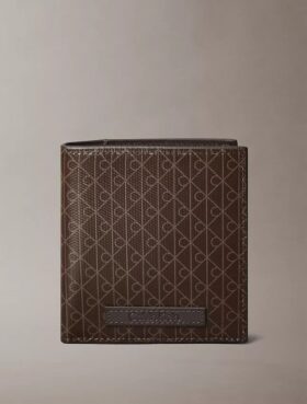 Portefeuille à deux volets avec emblème