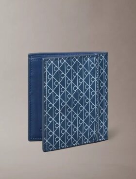 Portefeuille à deux volets avec emblème
