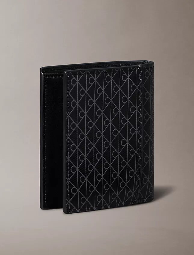 Portefeuille à deux volets avec emblème Portefeuille à deux volets avec emblème