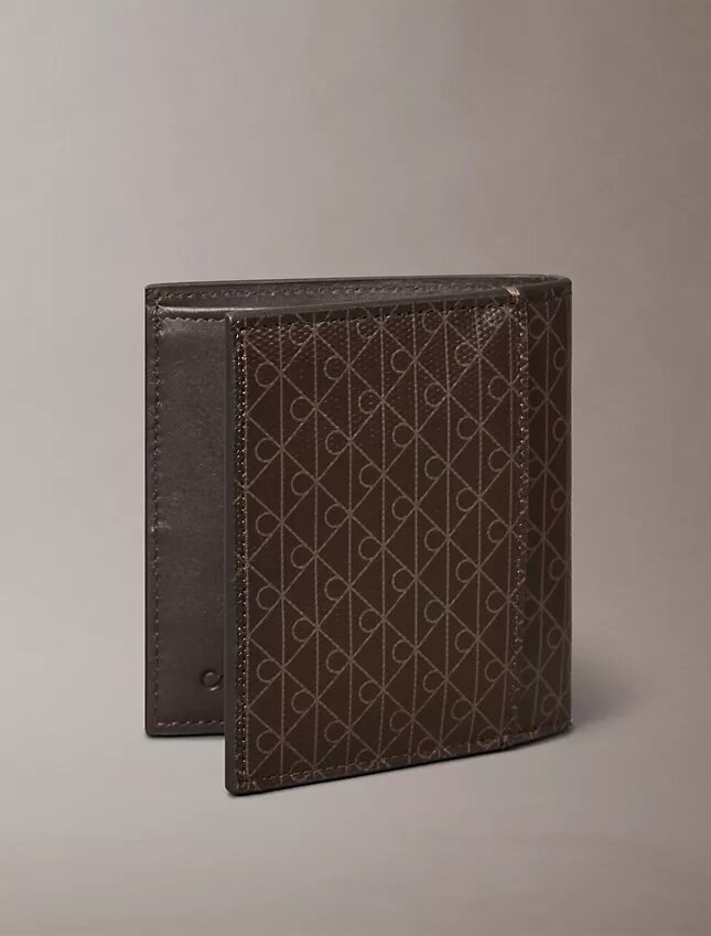 Portefeuille à deux volets avec emblème Portefeuille à deux volets avec emblème