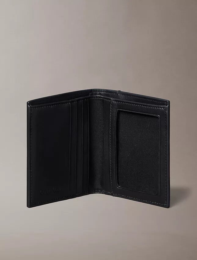 Portefeuille à deux volets avec emblème Portefeuille à deux volets avec emblème