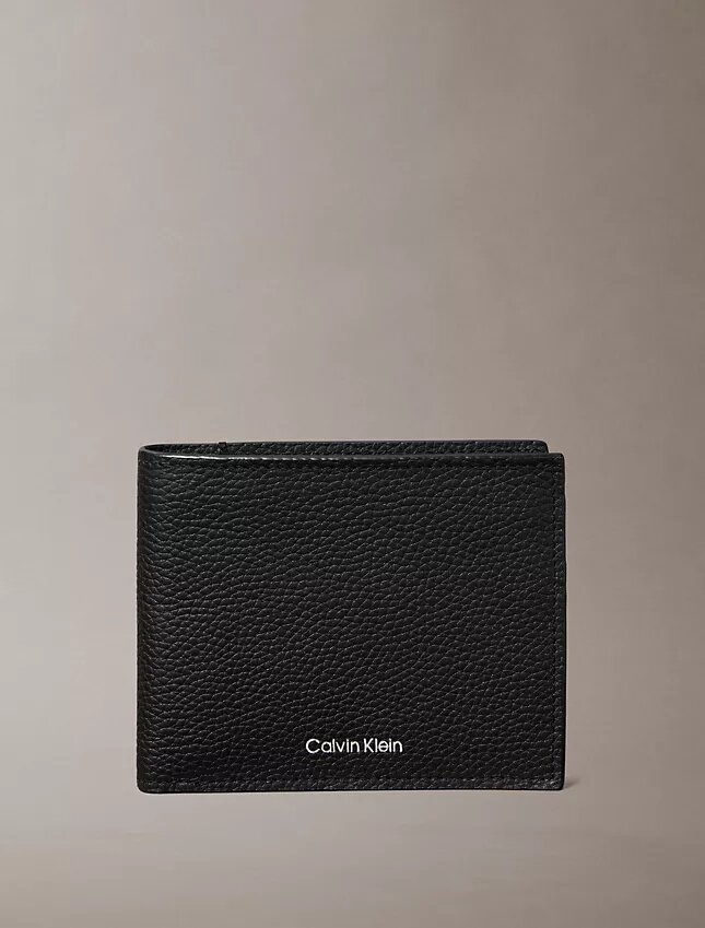 Portefeuille à deux volets avec logo estampé à chaud Portefeuille à deux volets avec logo estampé à chaud