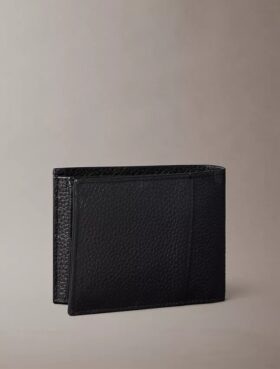 Portefeuille triple pli fin avec logo estampé à chaud + étui à cartes Portefeuille triple pli fin avec logo estampé à chaud + étui à cartes