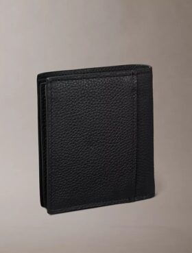 Portefeuille triple pli fin avec logo estampé à chaud + étui à cartes Portefeuille triple pli fin avec logo estampé à chaud + étui à cartes
