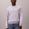 Pull ample en coton lisse avec Monogram Pull ample en coton lisse avec Monogram