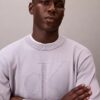 Pull ample en coton lisse avec Monogram Pull ample en coton lisse avec Monogram