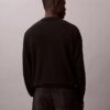 Pull ample en coton lisse avec Monogram Pull ample en coton lisse avec Monogram