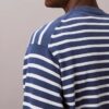 Pull ample à rayures en coton lisse Pull ample à rayures en coton lisse