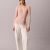 Pull cache-cœur en mélange de lin Pull cache-cœur en mélange de lin