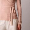 Pull cache-cœur en mélange de lin Pull cache-cœur en mélange de lin