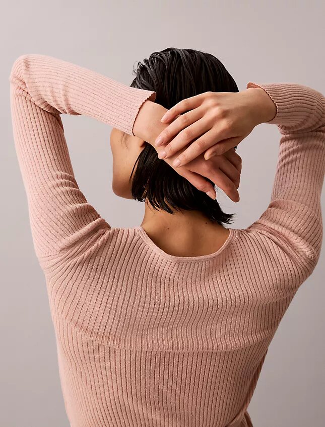 Pull cache-cœur en mélange de lin Pull cache-cœur en mélange de lin