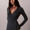 Pull cache-cœur en mélange de lin Pull cache-cœur en mélange de lin