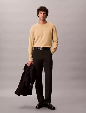 Pull classique en coton Supima