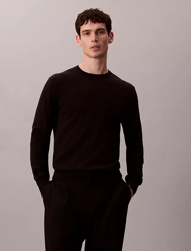 Pull classique en coton Supima Pull classique en coton Supima