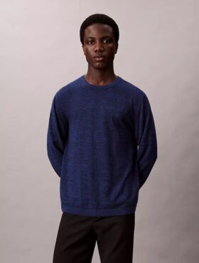 Pull classique en laine mérinos