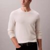Pull à col rond en mélange de mérinos extra-fin