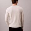 Pull à col rond en mélange de mérinos extra-fin