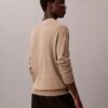 Pull à col rond en mélange de mérinos extra-fin