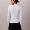 Pull à col roulé en viscose mélangée