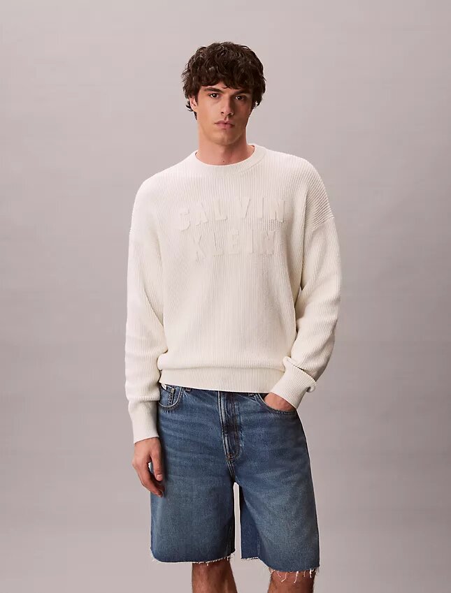 Pull décontracté avec logo universitaire Pull décontracté avec logo universitaire