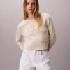 Pull en chenille de coton lisse Monologo Pull en chenille de coton lisse Monologo