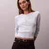 Pull en chenille de coton lisse Monologo Pull en chenille de coton lisse Monologo